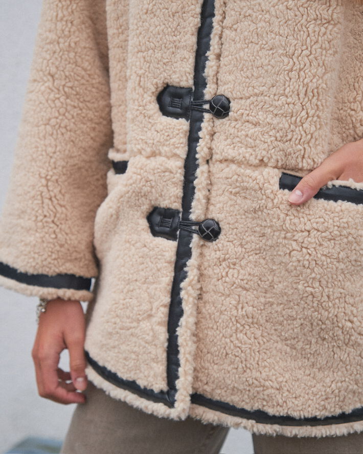Neo Noir Fanny Teddy Jacket Camel