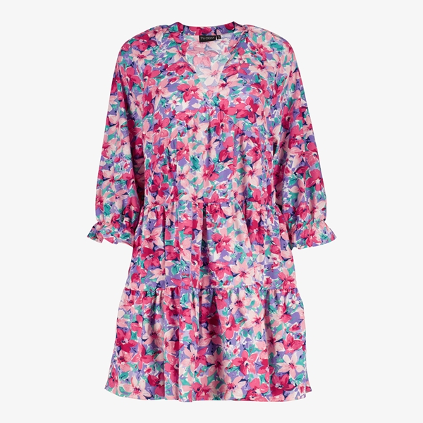 TwoDay dames jurk met bloemenprint roze
