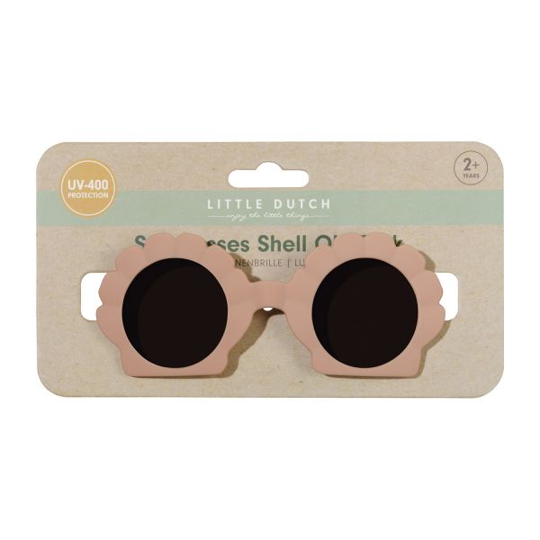 Little Dutch Schelp Zonnebril - Old Pink