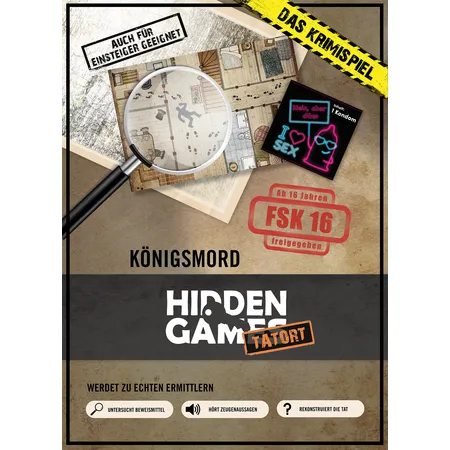 Pegasus Spiele Hidden Games Tatort: Königsmord 5.Fall