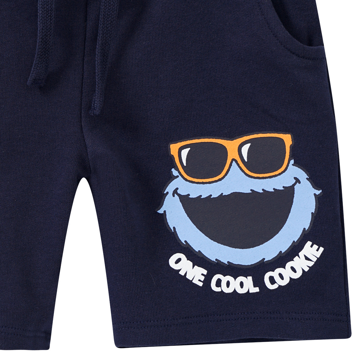 Topolino Sesamstraße Joggingshorts mit Print dunkelblau