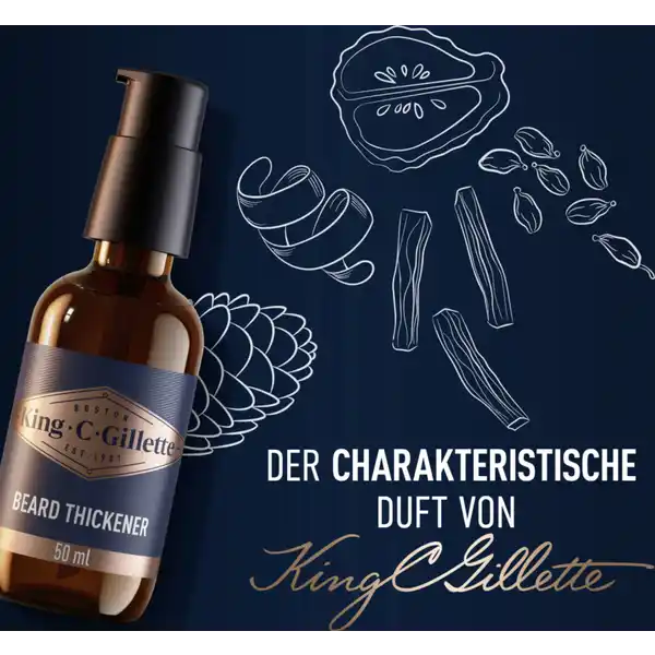 Bartpflege Bartvolumen Serum