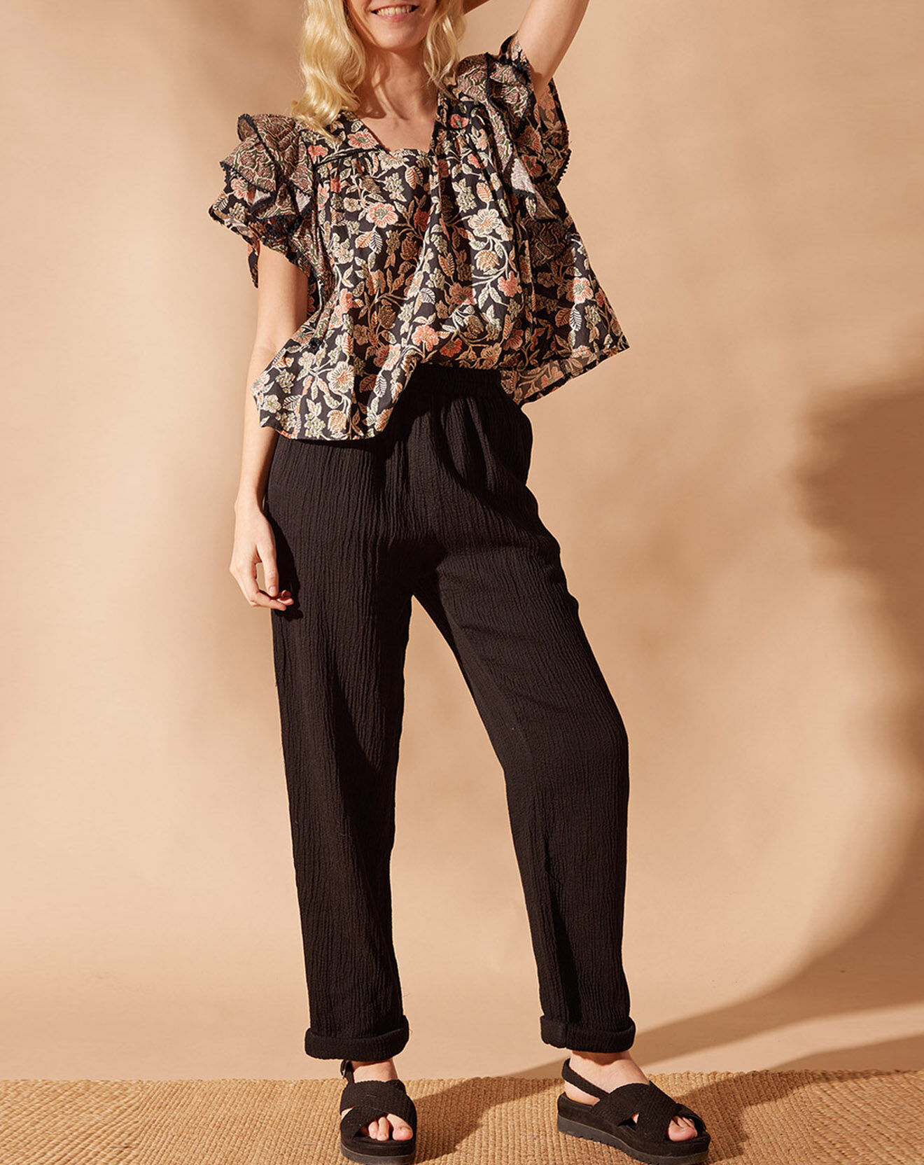 Louizon Pantalon Ricochet noir