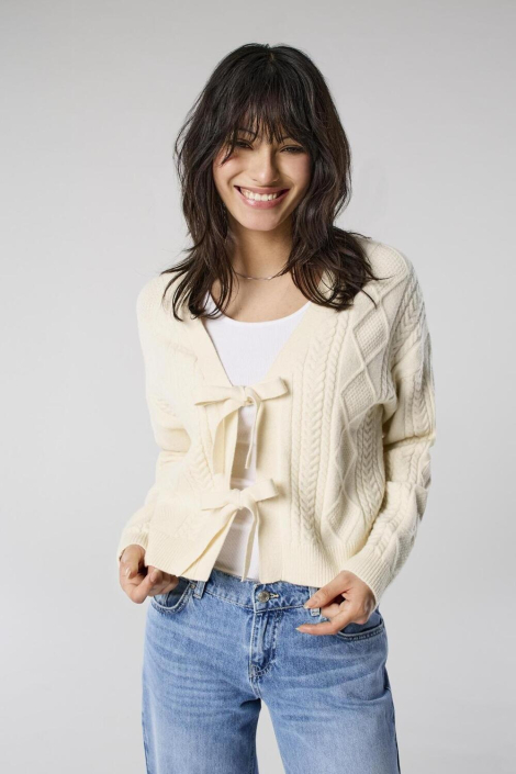 Only beige dames vest