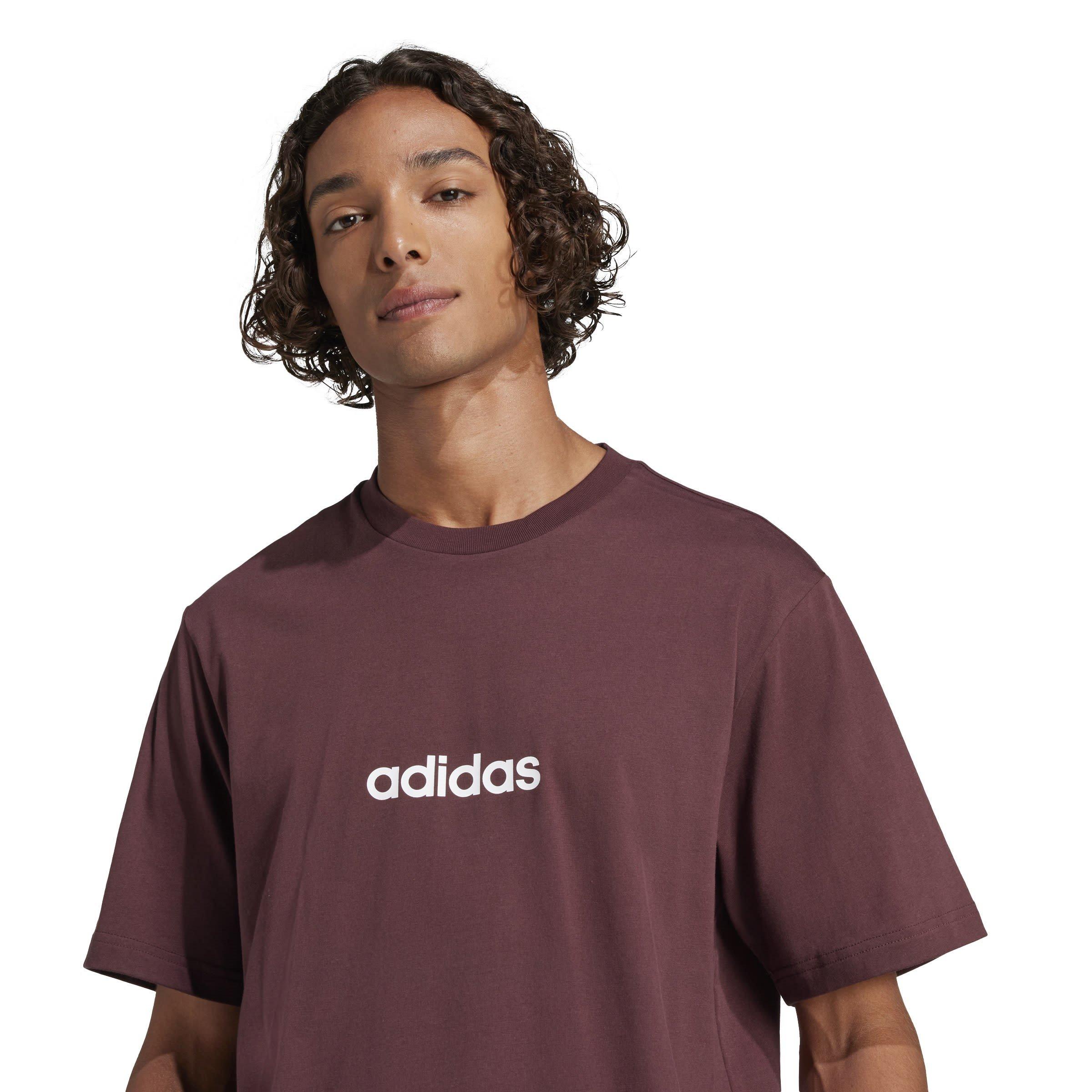 adidas Essentials Linear Single Jersey T shirt Adults