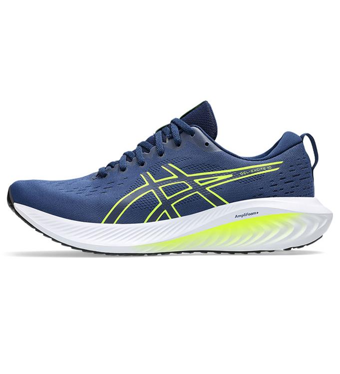 ASICS GEL-EXCITE 10 1011B600 BLUE-EXPANSE-SAFETY-YELLOW