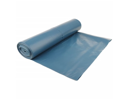 VIDAXL - Sacs poubelles 100 pcs bleu 120 l