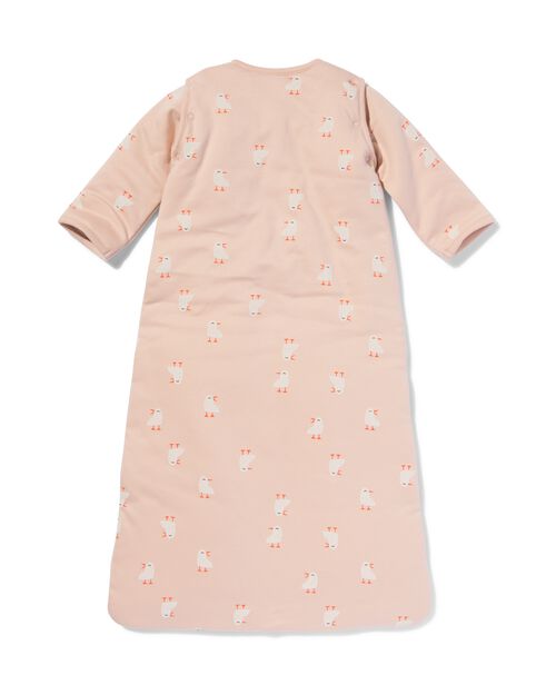 gigoteuse bébé manches amovibles imprimé oiseau rose