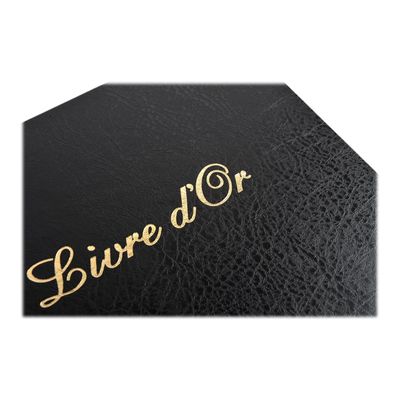Exacompta Balacron - Livre d'or 26 x 22 cm - 100 pages - noir