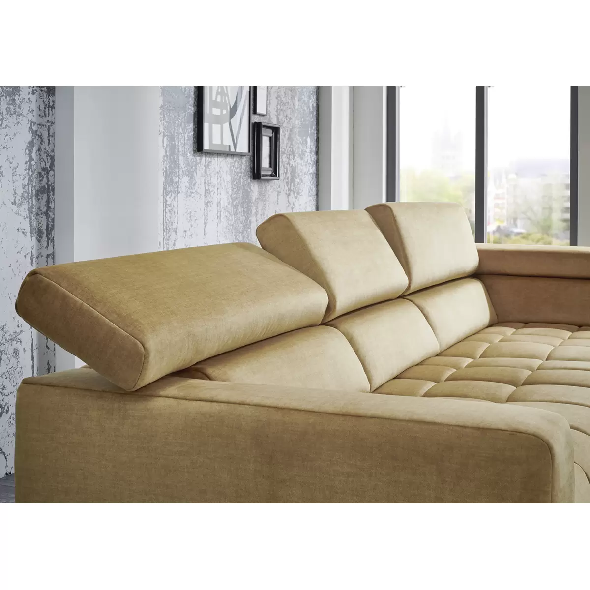 Ecksofa Curacao Gold