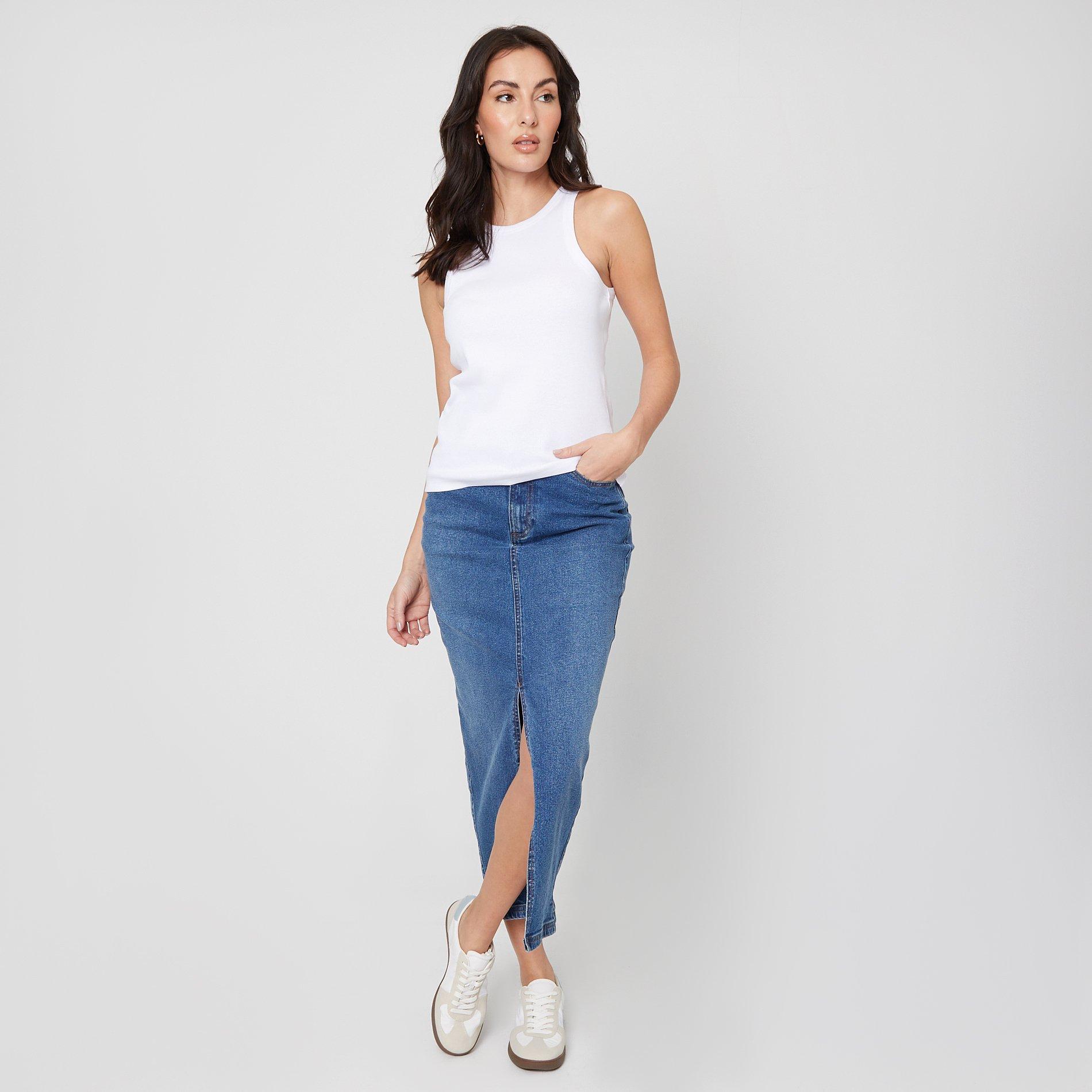 Be You Ladies Rib Racer Vest