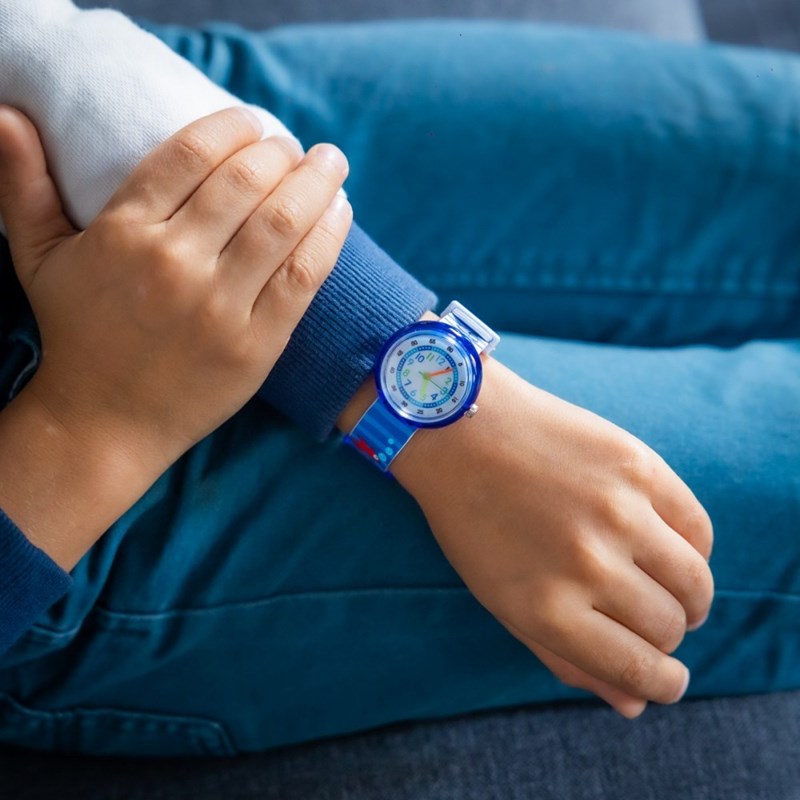 Montre Unisexe CHTIME bracelet Silicone Bleu