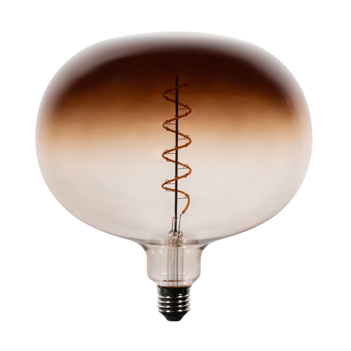 E27 dimbare LED lampen G220 bruin 4,9W 130 lm 1800K