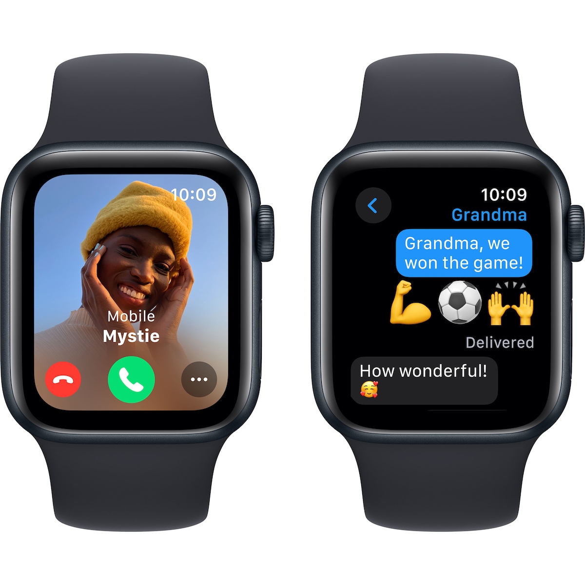 Apple Watch SE 2nd Gen 40mm GPS (Midnight Alu/Midnight sport band S/M)