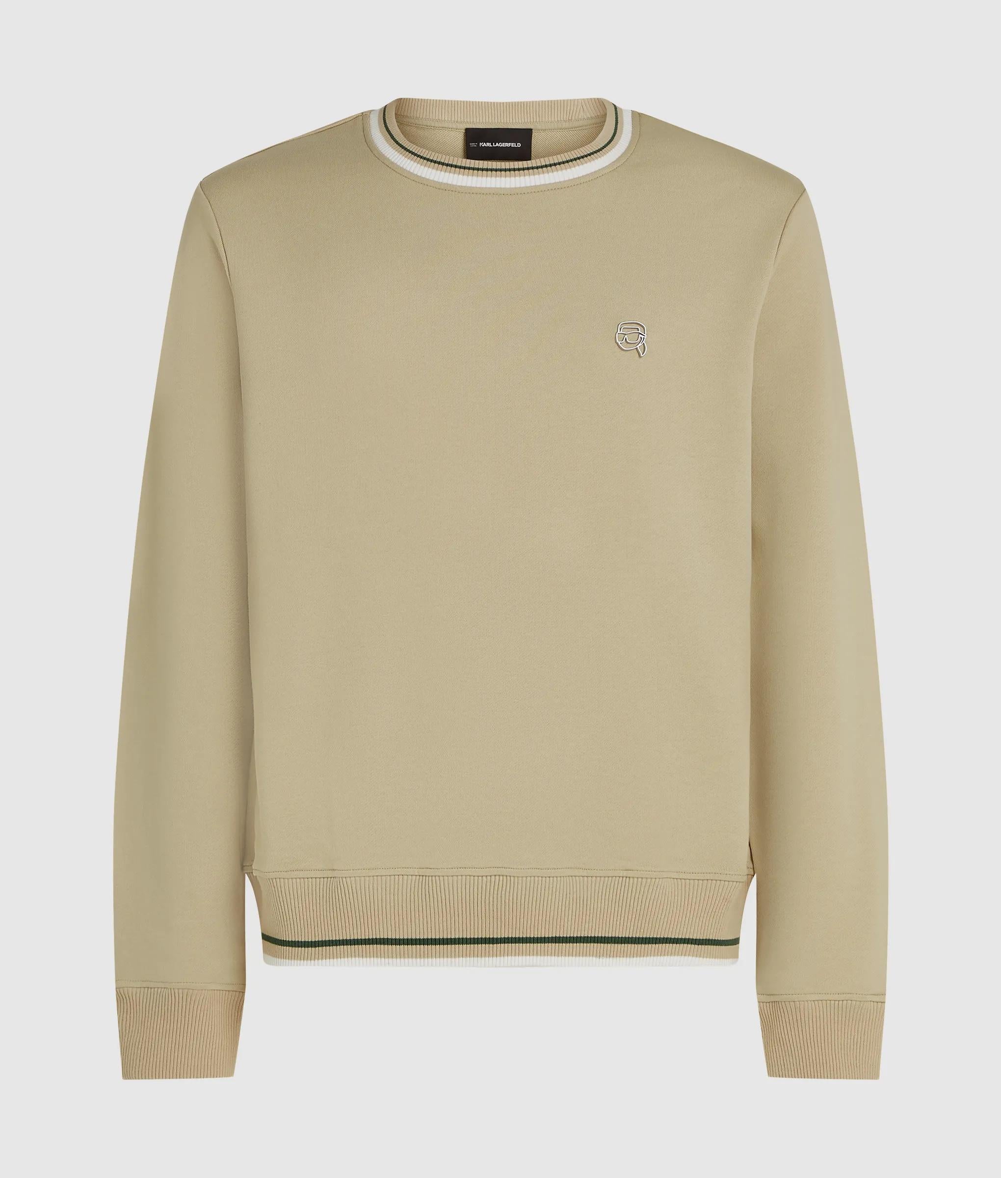 Ikon sweatshirt met streepdetail