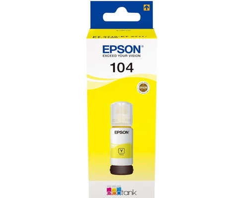 Epson T104 Yellow EcoTank ink