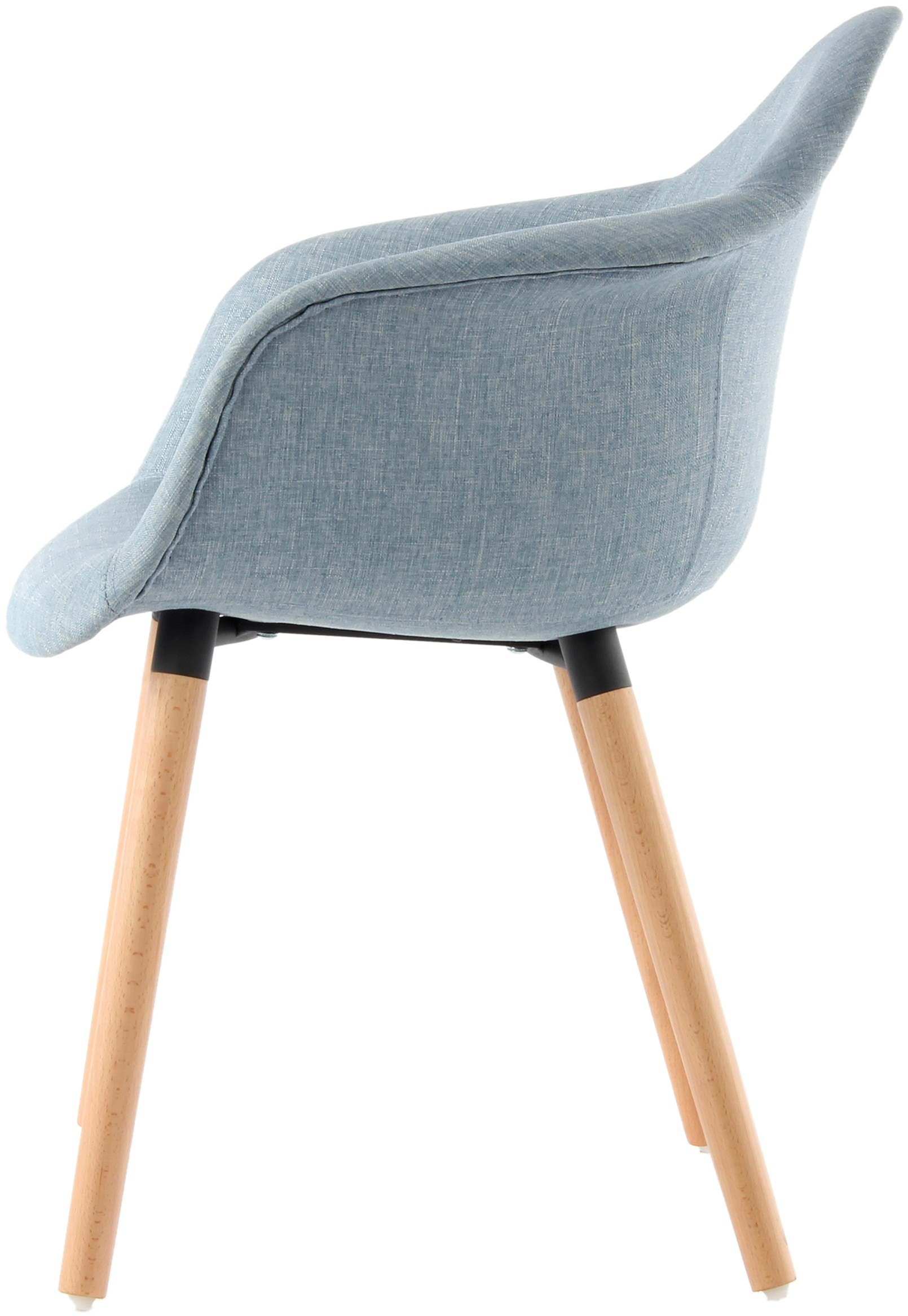 Kayoom Polsterstuhl »Stuhl Winston 325 2er-Set, weiche Sitzfläche aus Schaumstoff« (Set) 2 Stk.attraktiv, Holzbeine, weiche Sitzfläche aus Schaumstoff
