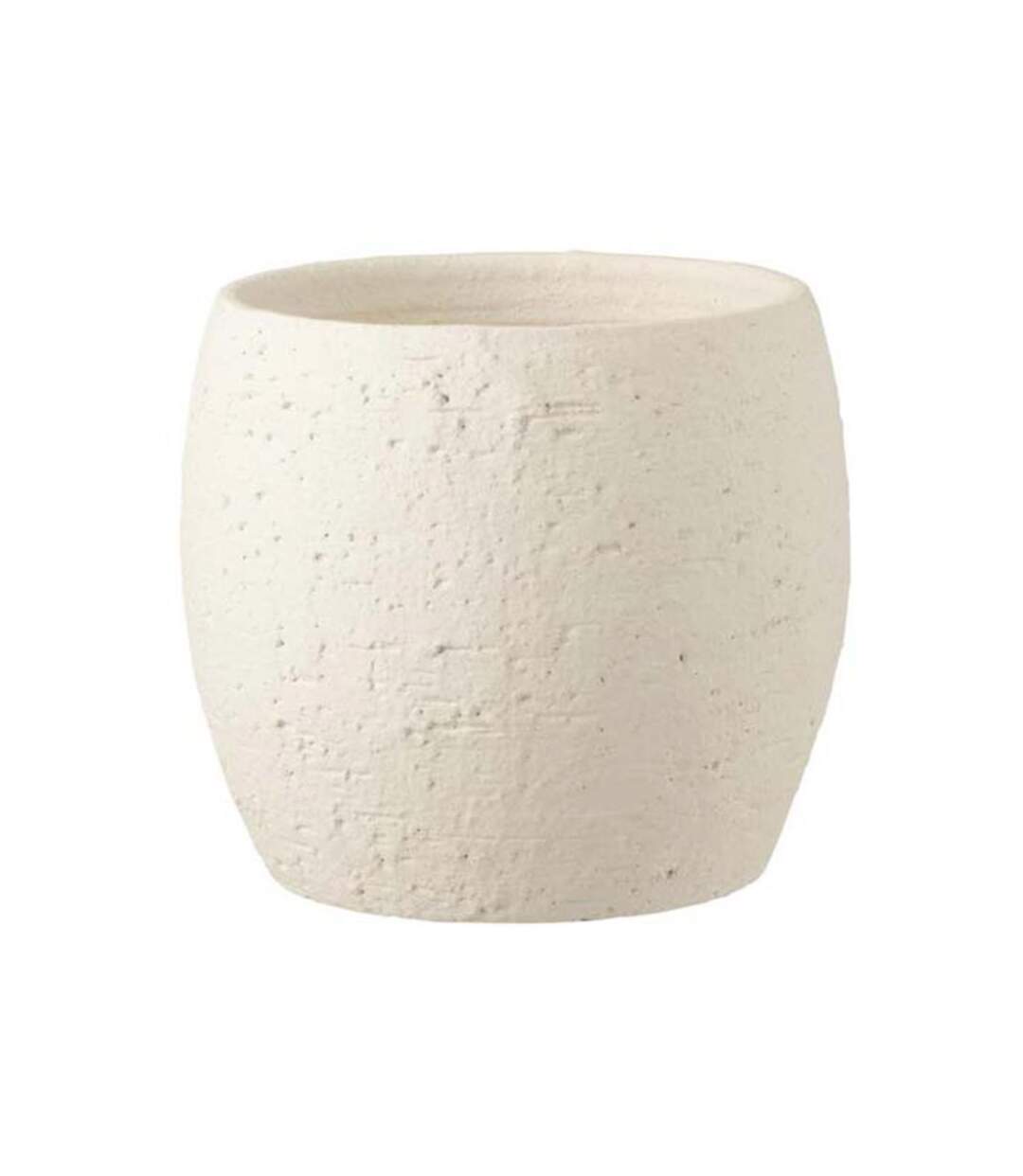 Paris Prix - Cache-pot En Céramique enya 24cm Blanc