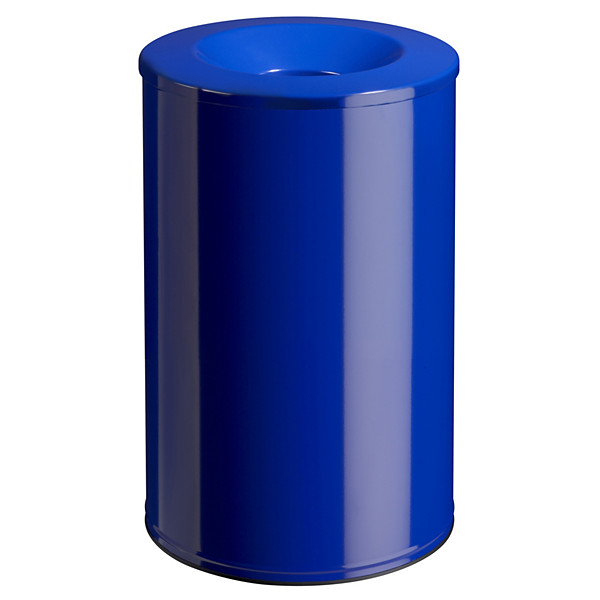 Corbeille neo anti-feu 90 L - bleu outremer 5002