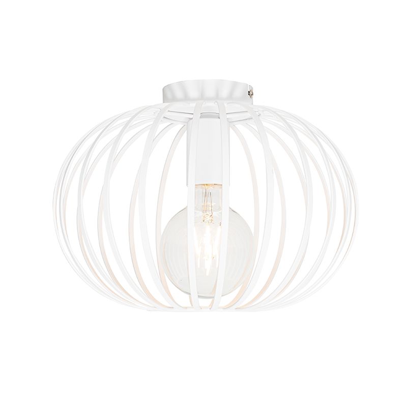 Design plafondlamp wit 30 cm - Johanna