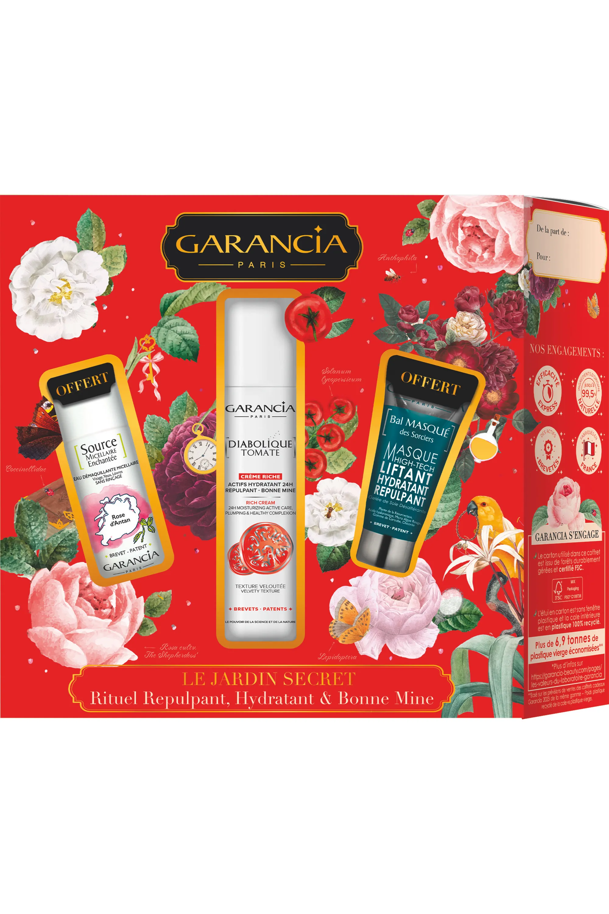 Garancia Coffret bonne mine Diabolique Tomate riche + 2 mini soins offerts-70 ml