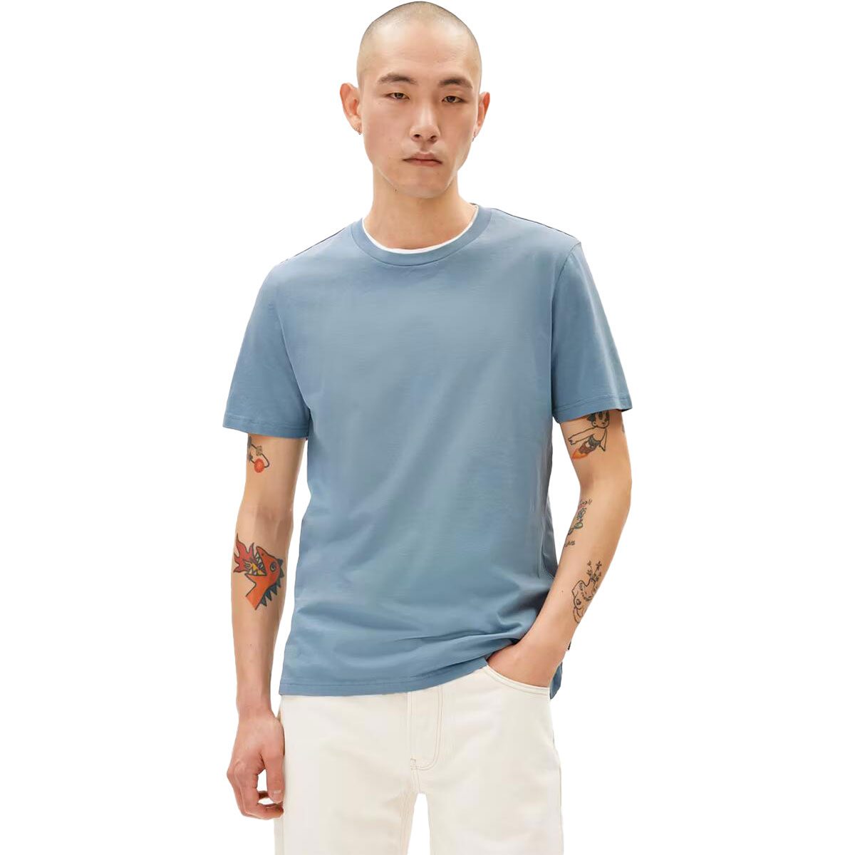 Armedangels Jaames T-Shirt Herren pigment blue