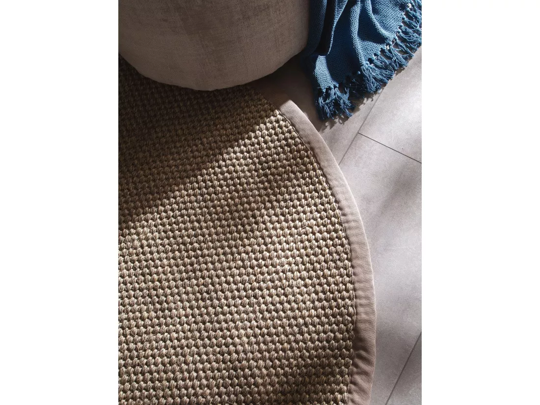 Tapis sisal Greta Gris ø 250 cm rond