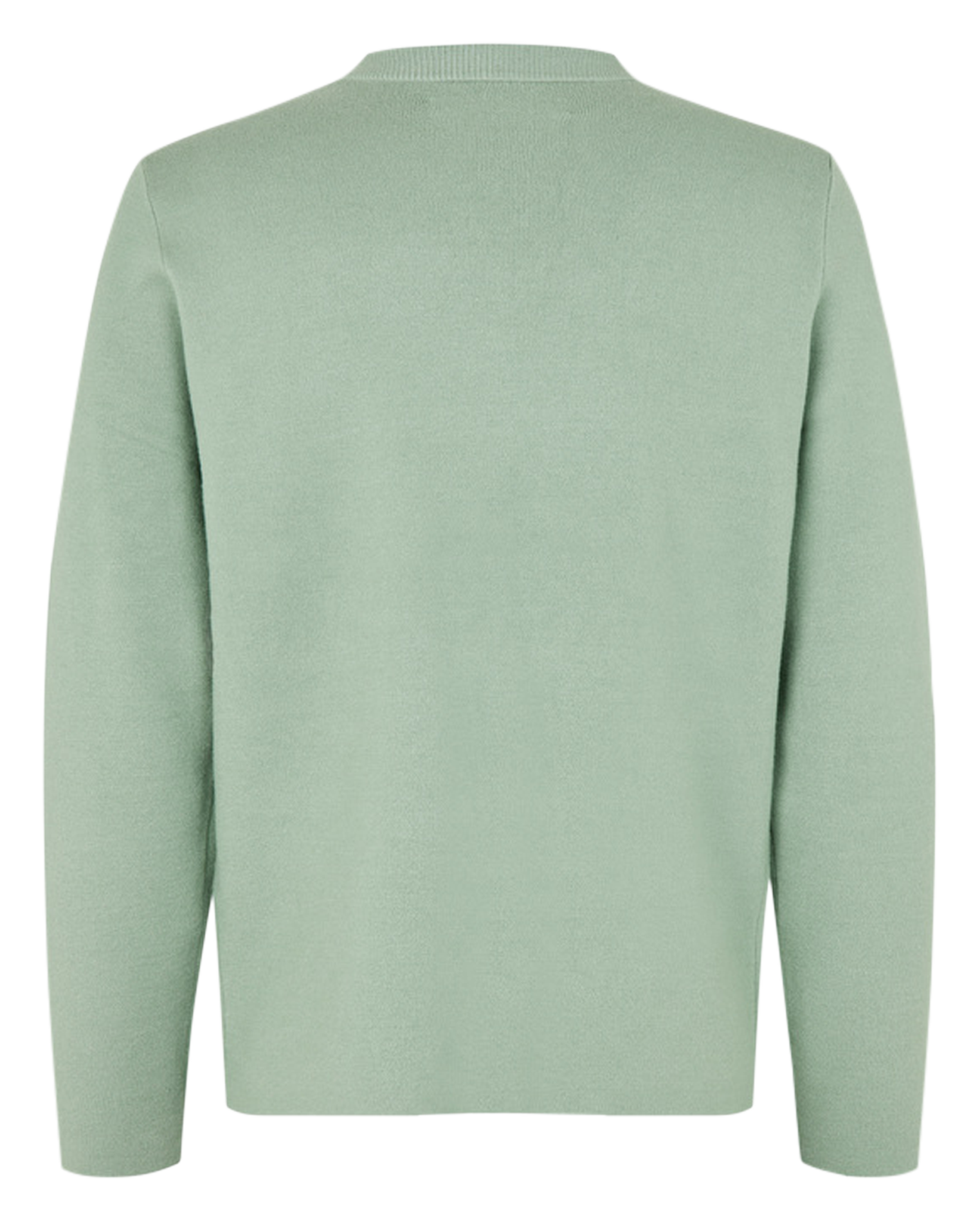 Pull col rond maille technique | Vert
