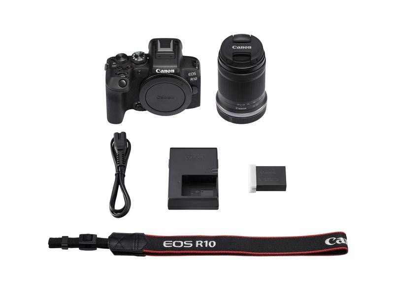 Canon Fotokamera EOS R10 inkl. RF-S 18-150 F3.5-6.3 IS STM Mehr Technologie, mehr Funktionen, mehr Mobilität und mehr Kreativität