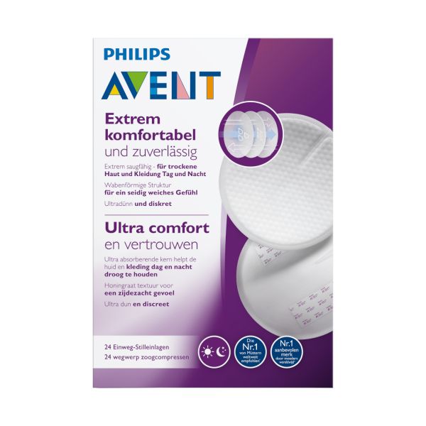 Philips Avent Wegwerp Zoogkompressen - 24 Stuks