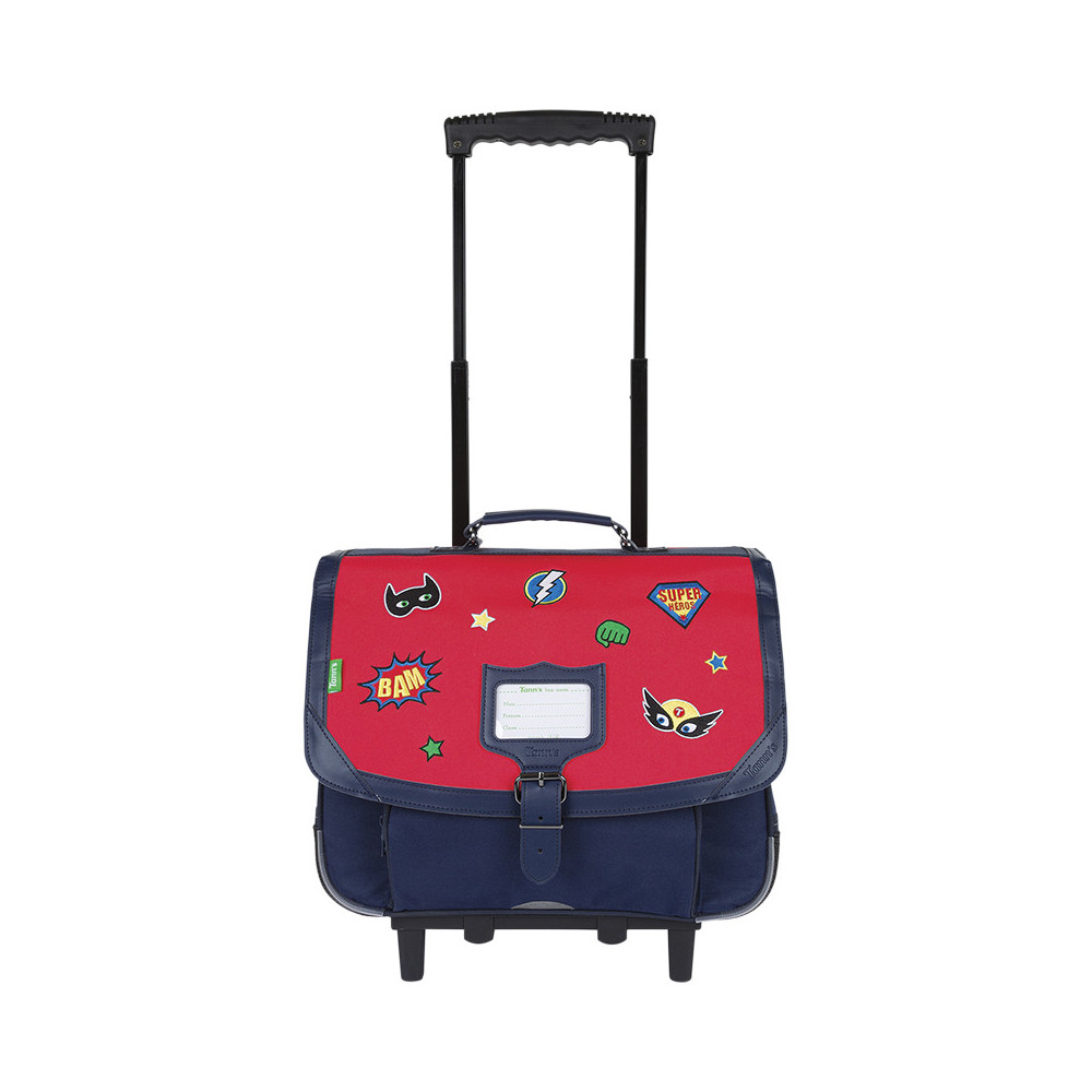 Cartable trolley Tristan bicolore
