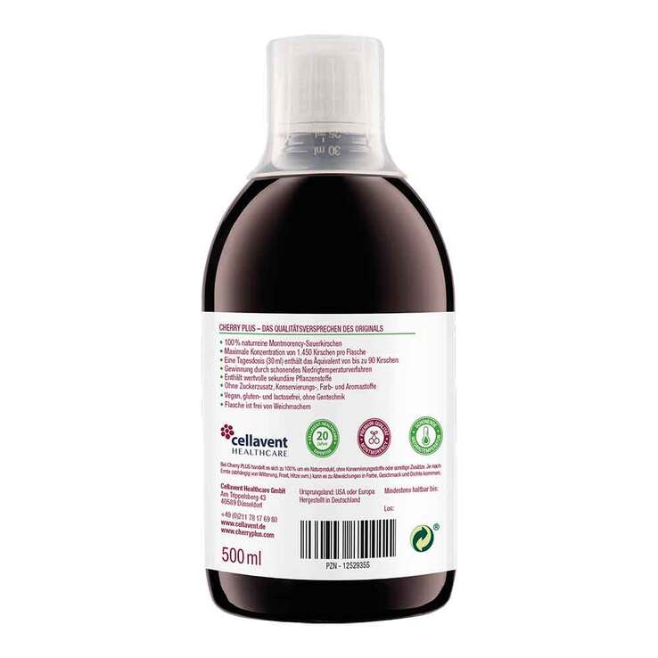 Cherryplus Das Original Montmorency Sauerk.-Konzentrat , 3X500 ml