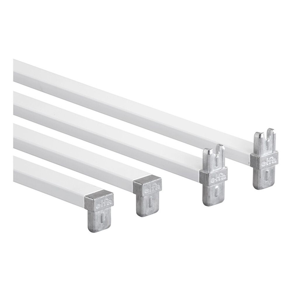 TVERRSTAG ELFA 550MM HVIT 2-PACK
