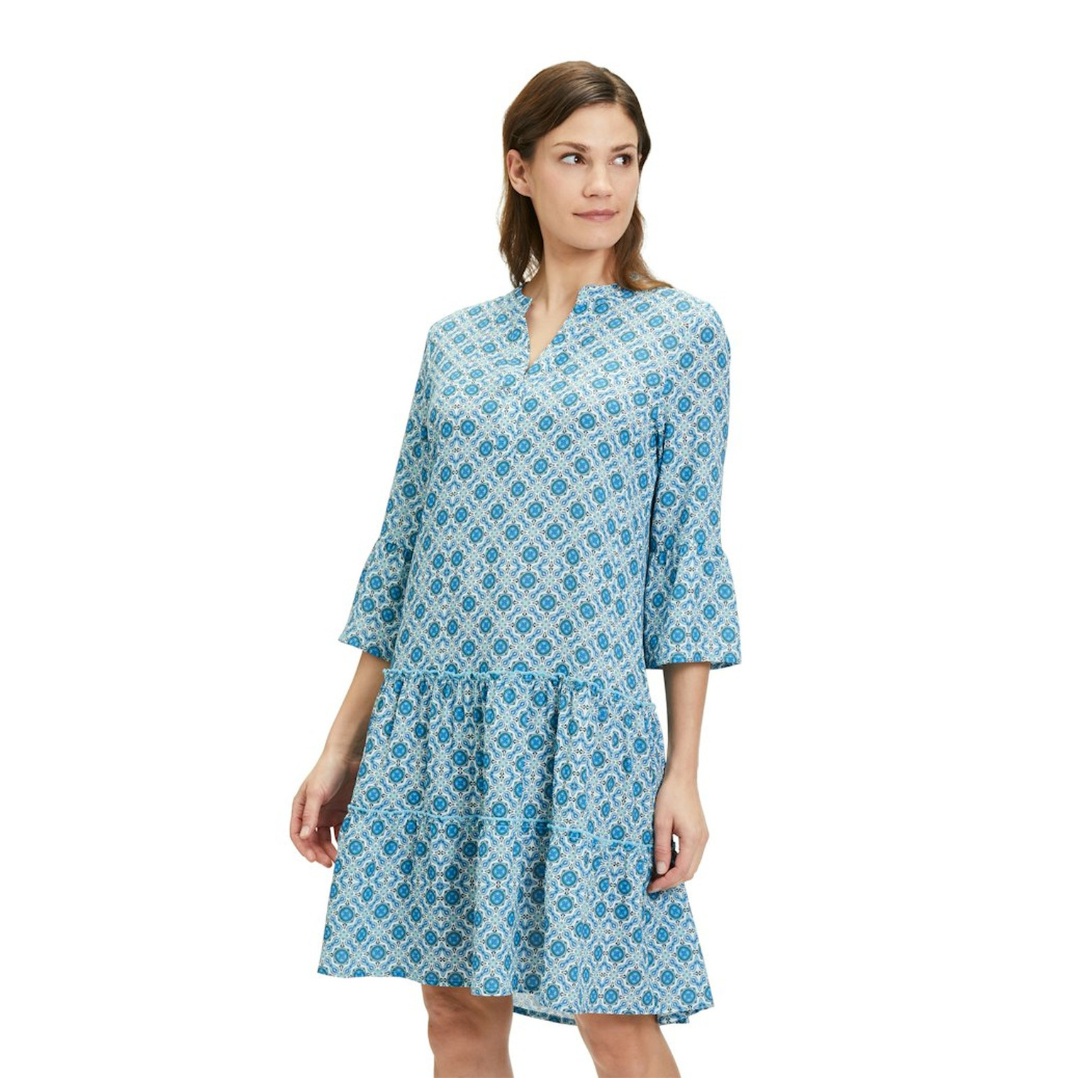 Cartoon Kleid Kurz 3/4 Arm