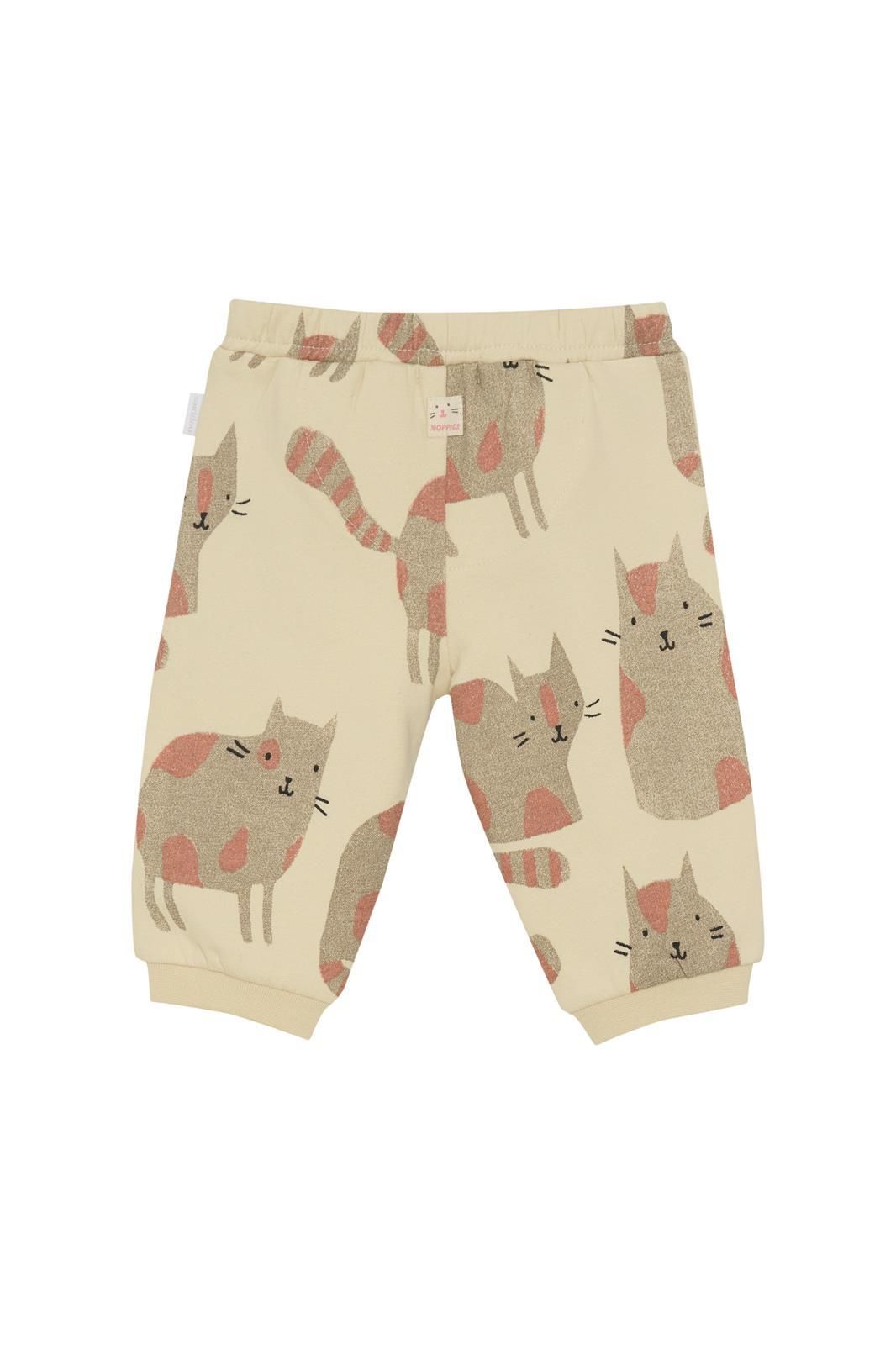 Noppies Baby Broek Theresa - Animals Pattern Medium Grey