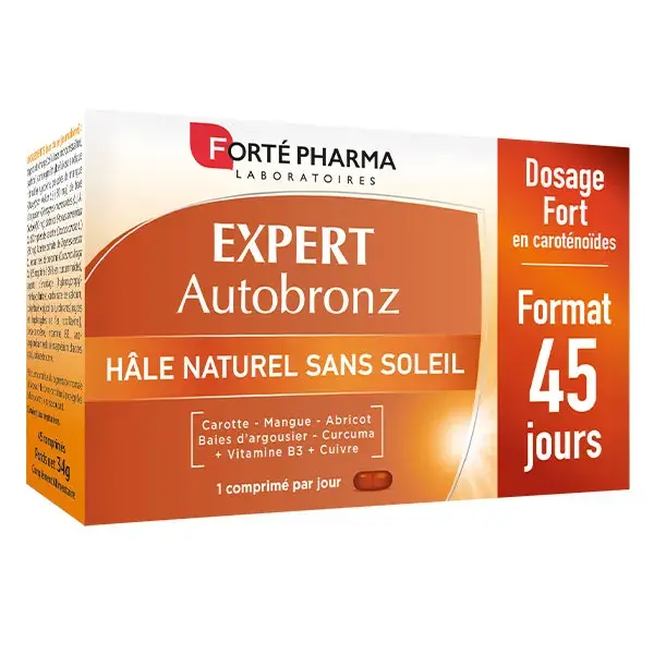 Forté Pharma Expert Autobronzeador Natural 45 comprimidos