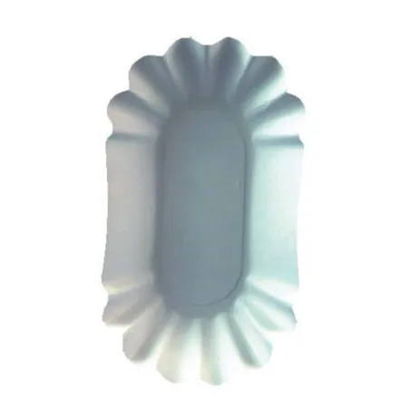 Pap Star Schalen aus Pappe pure oval 10,5 x 17,5 x 3 cm weiss 250 Stück