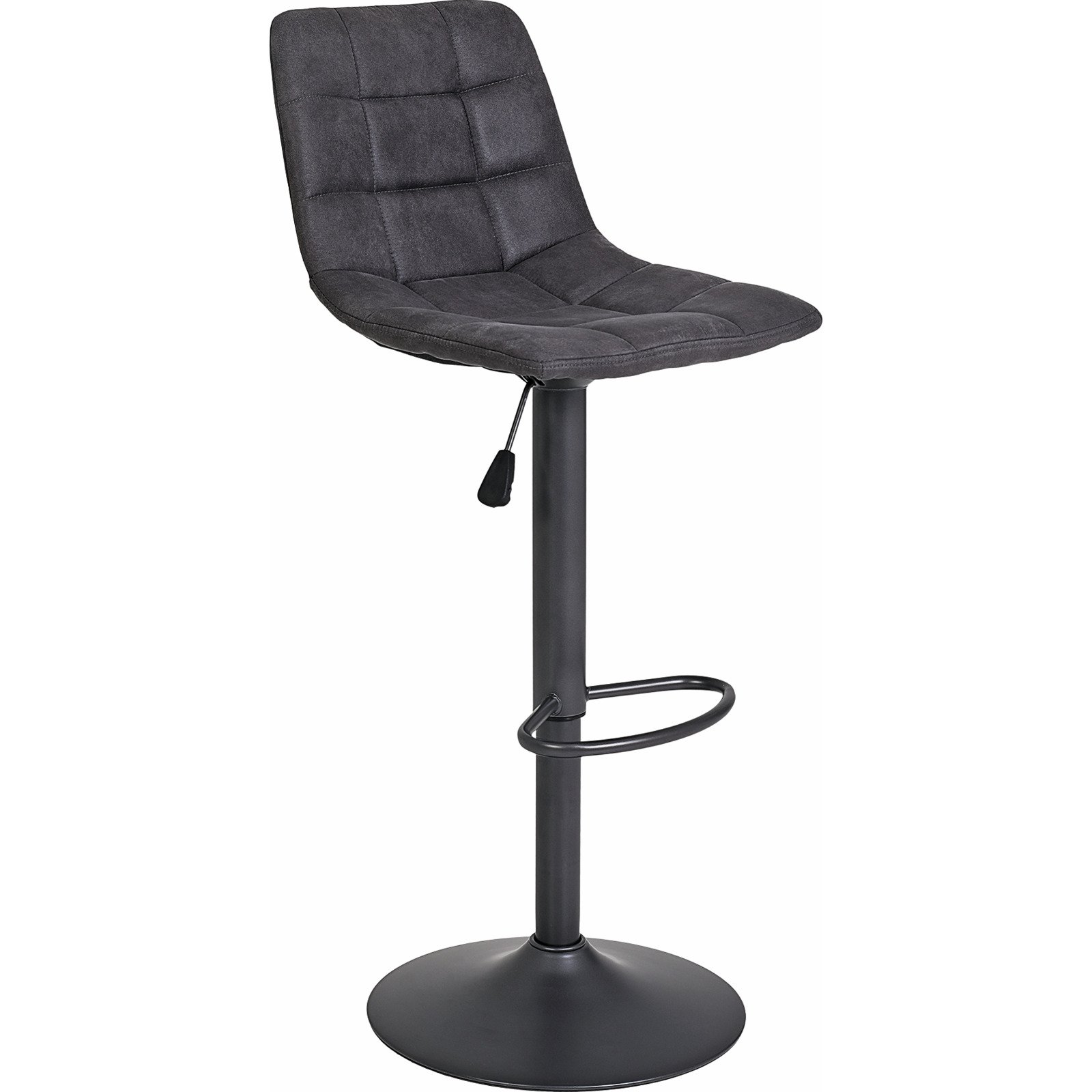 Barhocker Yvonne Microfaser anthrazit
