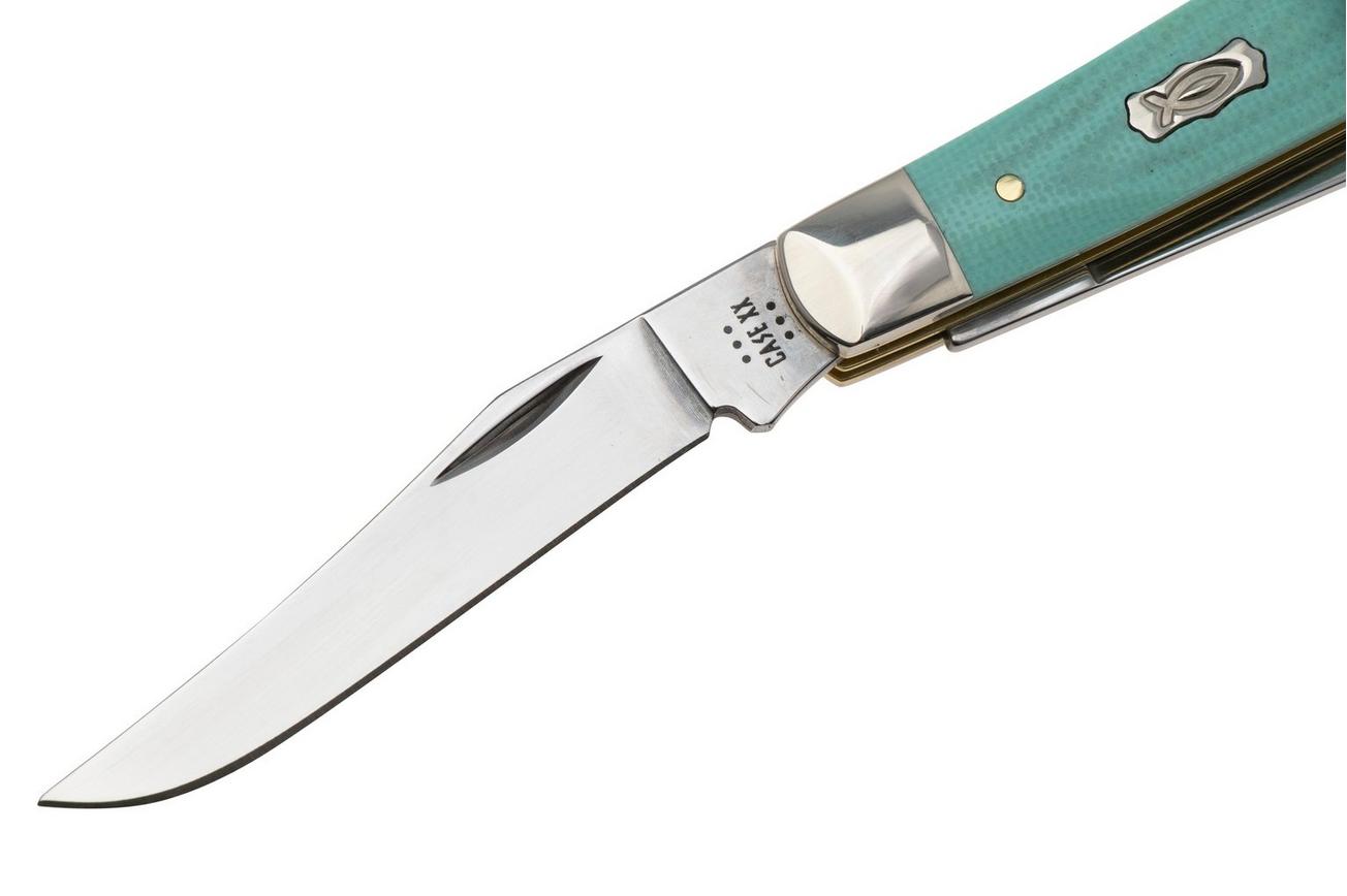 Case Mini Trapper 18101 Smooth Seafoam Green G10 10207 SS, zakmes