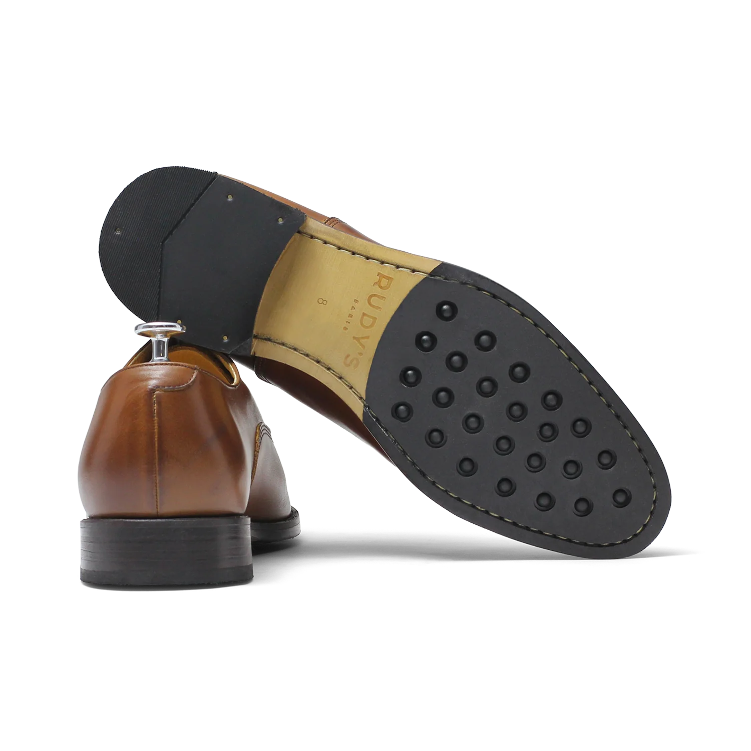 Traker-Richelieu en cuir satin light