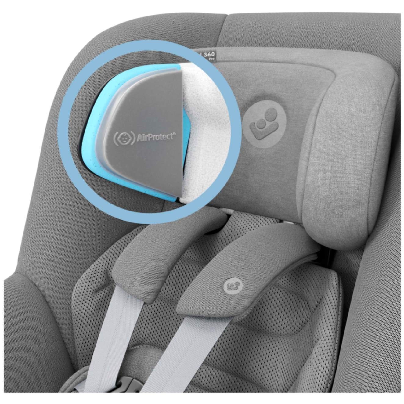 Maxi-Cosi Pearl 360 Pro i-Size grijs - isofix autostoelen - Prénatal