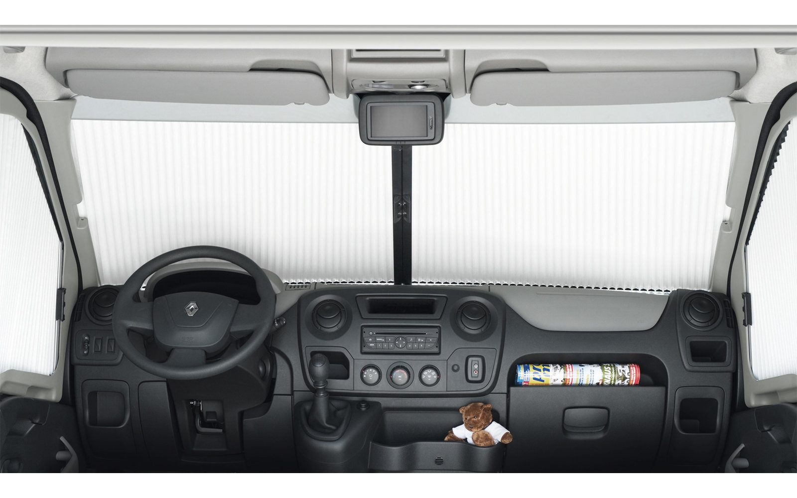 Remis Fahrerhausverdunkelung REMIfront IV Frontscheibe (Links- und Rechtslenker / ohne Sensoren) für Renault Master 04/2011 - 08/2019