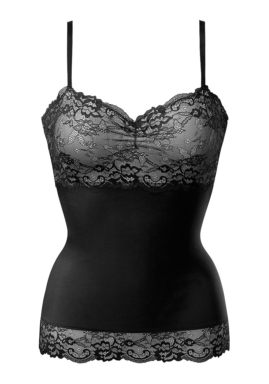 Nuance Shapingtop , mit hübscher Spitze, Basic Dessous