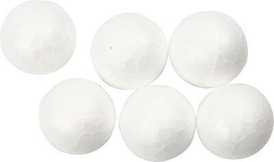 Kugle - Ø 1,5 CM - Hvid - 200 Stk