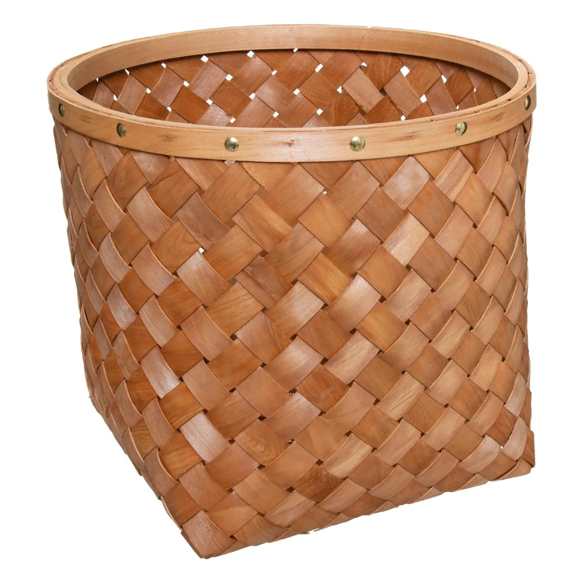 Atmosphera, Createur D'Interieur Atmosphera Paniers Rond Naturel - Marron Caramel