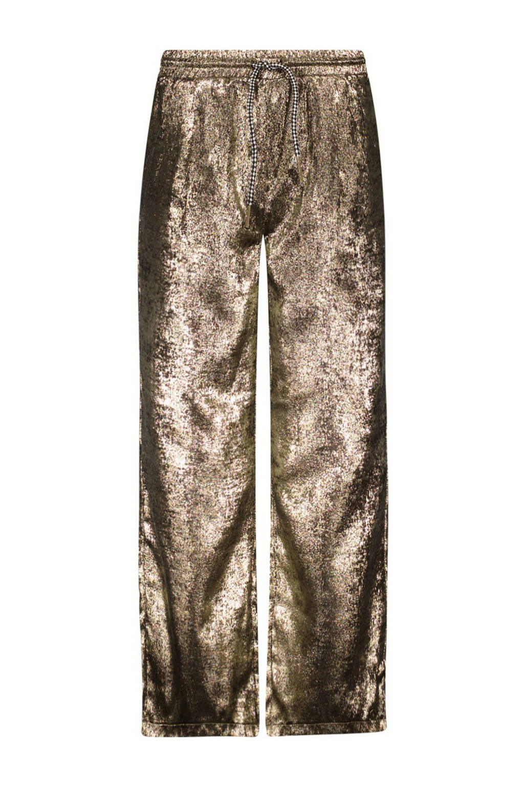 Like Flo straight fit broek Fenya goud