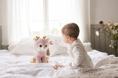 Teddykompaniet Kosedyr 30 cm Rådyr Ronja, Rosa