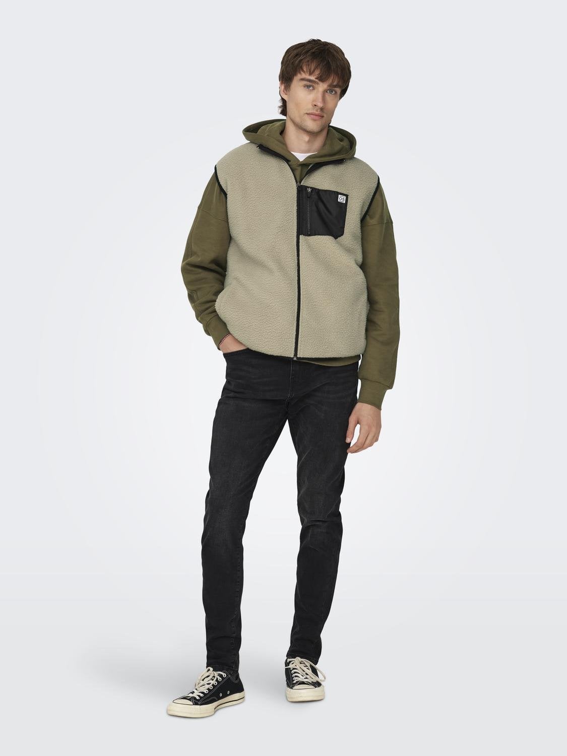 ONSJUST Sweatshirt Silver Lining