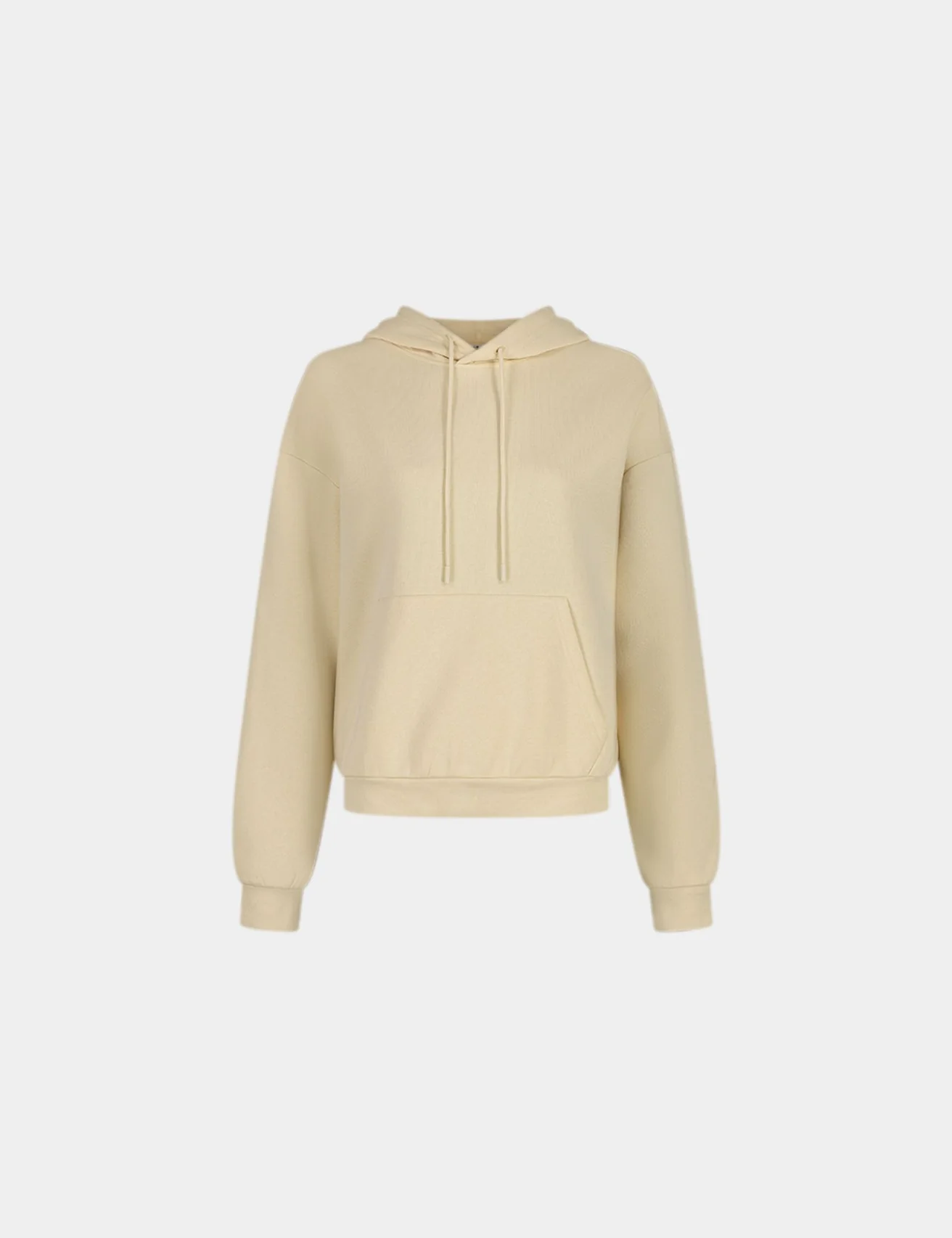 Sweatshirt à capuche beige clair