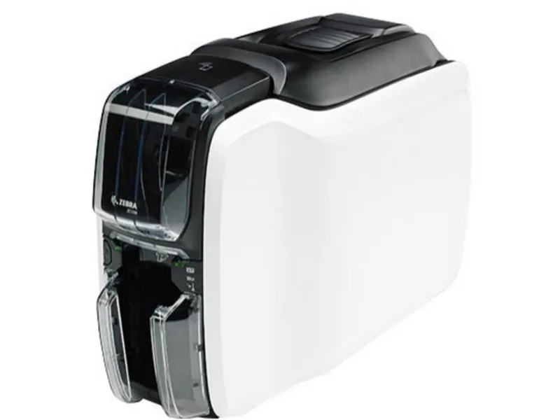 Zebra ZC100 - Plastikkortprinter - farve - blæksubliminering/termisk transfer - CR-80 Card (85.6 x 54 mm) - 300 dpi - op til 700 kort/time (mono) / op til 150 kort/time (farve) - kapacitet: 100 kort - USB 2.0